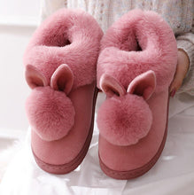 Load image into Gallery viewer, Warm &amp; Fuzzy Bunny Slippers
