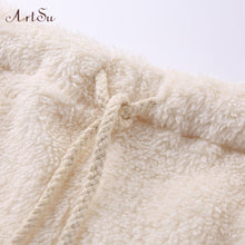 Load image into Gallery viewer, Teddy Cardigan Coat Faux Fur Furry Hooded
