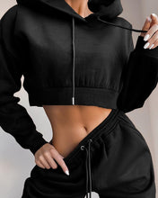 Load image into Gallery viewer, Tracksuit Hoodies Sweatshirt and Casual Sports Sweatpants 2 Piece Set

