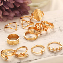 Load image into Gallery viewer, Gold Design Ring | Gold Medallion Ring | Lhorae Lifestyle
