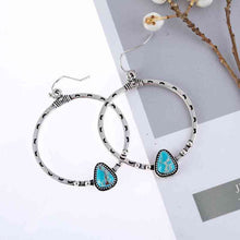 Load image into Gallery viewer, Artificial Turquoise Drop Earrings
