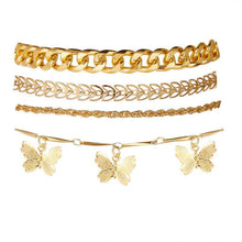 Load image into Gallery viewer, Butterfly Bracelet Gold | 18K Gold Plated Bracelet | LHOARE Lifestyle

