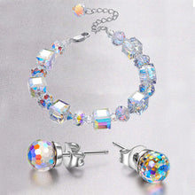 Load image into Gallery viewer, Aurora Borealis Bracelet | 18K White Gold Bracelet | Lhorae Lifestyle
