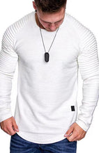 Load image into Gallery viewer, Men&#39;s Long Sleeve T-Shirt Muscle Fitted T Shirt Gym Workout Athletic Tee
