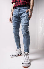 Load image into Gallery viewer, Men&#39;s Fashion Frayed Slim Fit Long Jeans
