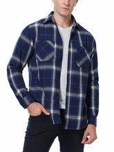 Load image into Gallery viewer, Classy Collared Plaid Button
