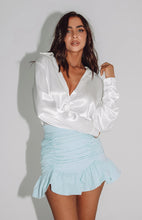 Load image into Gallery viewer, Pleated Ruffle High-Waisted Hip Fishtail Half-Body Skirt
