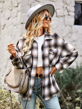 Load image into Gallery viewer, Women&#39;s fashion versatile Plaid Shirt Top
