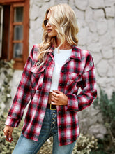 Load image into Gallery viewer, Women&#39;s fashion versatile Plaid Shirt Top
