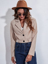Load image into Gallery viewer, Autumn Winter Long Sleeve Short Coat
