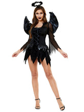 Load image into Gallery viewer, Dark Angel Dress Witch European and American Ladies Vampire Bridal Dress
