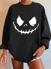 Load image into Gallery viewer, Women&#39;s Halloween casual loose long-sleeved pullover sweatshirt top
