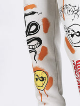 Load image into Gallery viewer, Women&#39;s Halloween Print Tie High Waist Trousers
