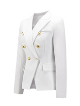 Load image into Gallery viewer, Women&#39;s fashion short double-breasted blazer

