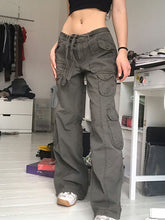 Load image into Gallery viewer, Women&#39;s Casual Vintage Workwear Wide Leg Loose Straight Jeans
