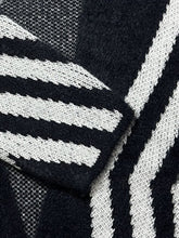 Load image into Gallery viewer, Women’s Diamond Stripe Print Long Knit Cardigan

