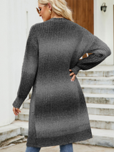 Load image into Gallery viewer, Women’s Ombre Knit Drape Cardigan
