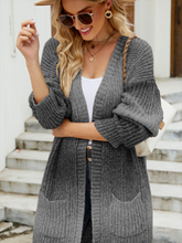 Load image into Gallery viewer, Women’s Ombre Knit Drape Cardigan
