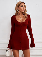 Load image into Gallery viewer, Women’s Solid Color Keep Me Cozy Sweater Mini Dress
