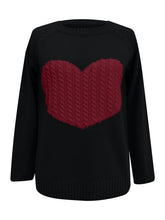 Load image into Gallery viewer, Women&#39;s Knitted Sweater Plus Size Love Knitted Pullover Sweater Women
