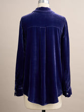 Load image into Gallery viewer, Long-sleeved all-match velvet and golden velvet top with loose base lining
