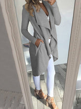 Load image into Gallery viewer, Women&#39;s solid color slim fit lapel jacket
