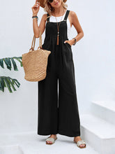 Load image into Gallery viewer, Women&#39;s Solid Color Casual Bib Trousers
