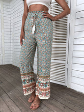 Load image into Gallery viewer, Women&#39;s Bohemian Ethnic Print Wide Leg Pants
