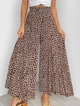 Load image into Gallery viewer, Women&#39;s casual fashion loose leopard print wide-leg pants
