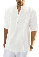 Load image into Gallery viewer, New Arrival Men&#39;s Comfortable Casual Linen Shirt With Long Sleeves
