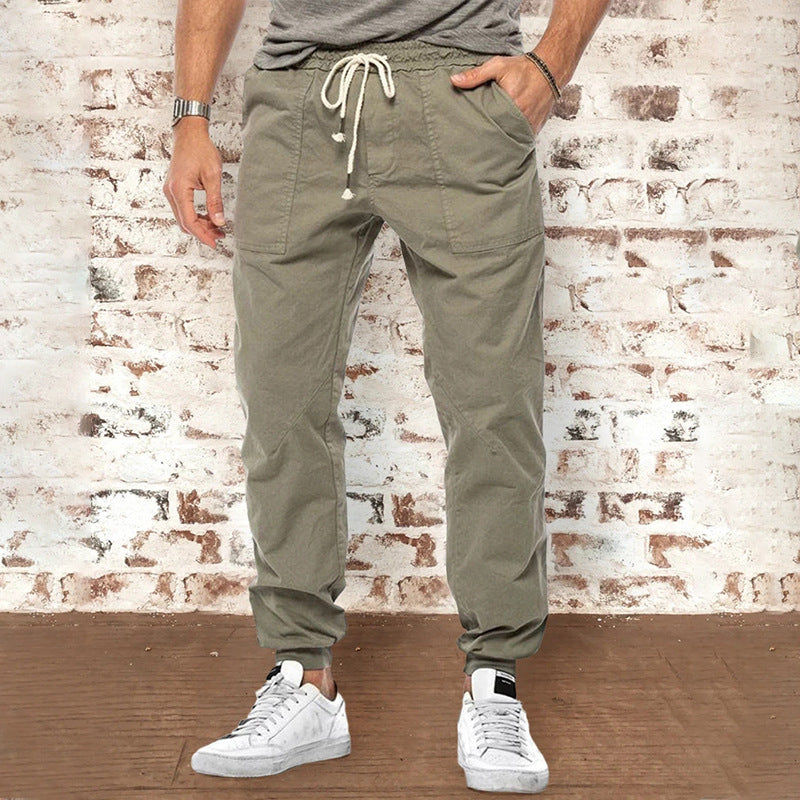 Men's casual pants trendy loose trousers