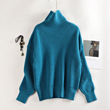 Load image into Gallery viewer, Oversized Casual Turtleneck Sweater

