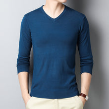 Load image into Gallery viewer, Men&#39;s Slim V-neck Sweater

