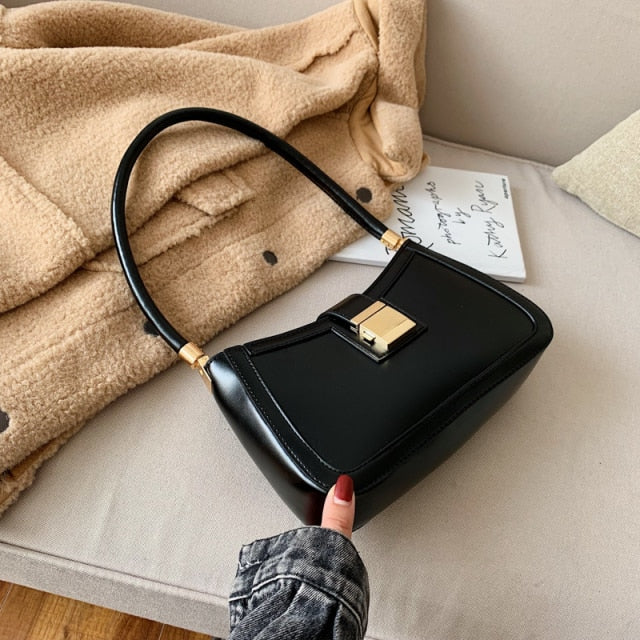 Small Lock Travel Handbag